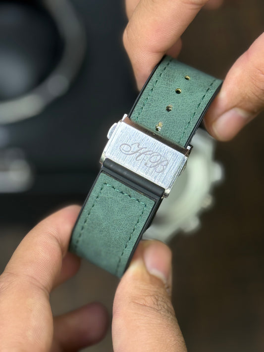 Hublot Suede Leather green straps