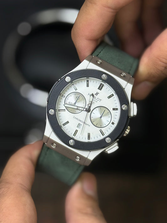Hublot Suede Leather green straps