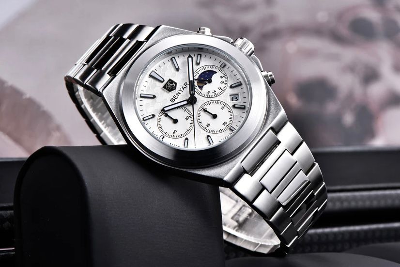 Benyar BY-5222M Moonphase chronograph watch