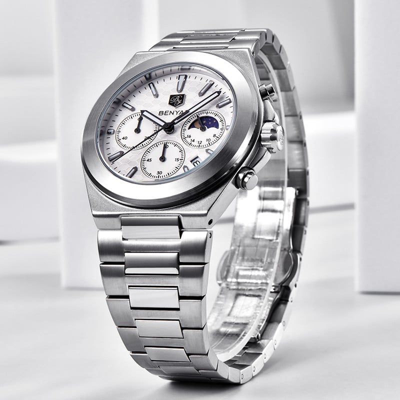Benyar BY-5222M Moonphase chronograph watch