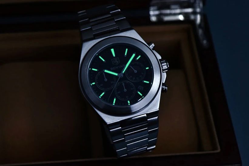 Benyar BY-5222M Moonphase chronograph watch