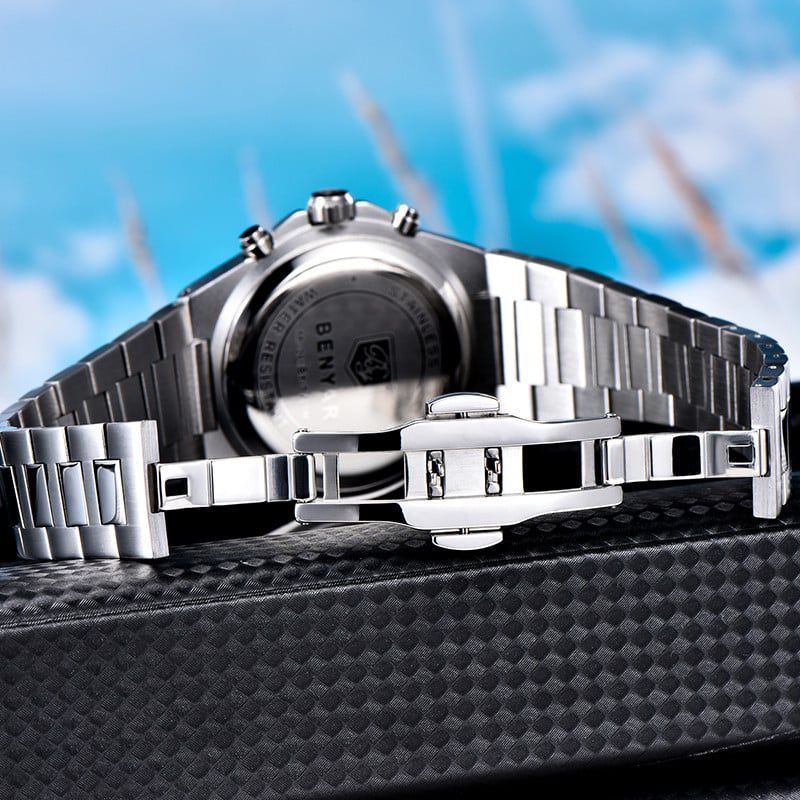 Benyar BY-5222M Moonphase chronograph watch